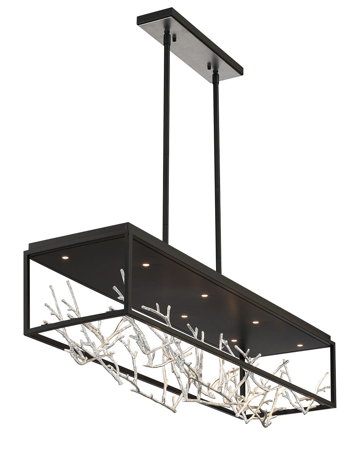 Aerie Rectangular LED Chandelier 35642-015 Eurofase Lighting - Bright Light Chandeliers