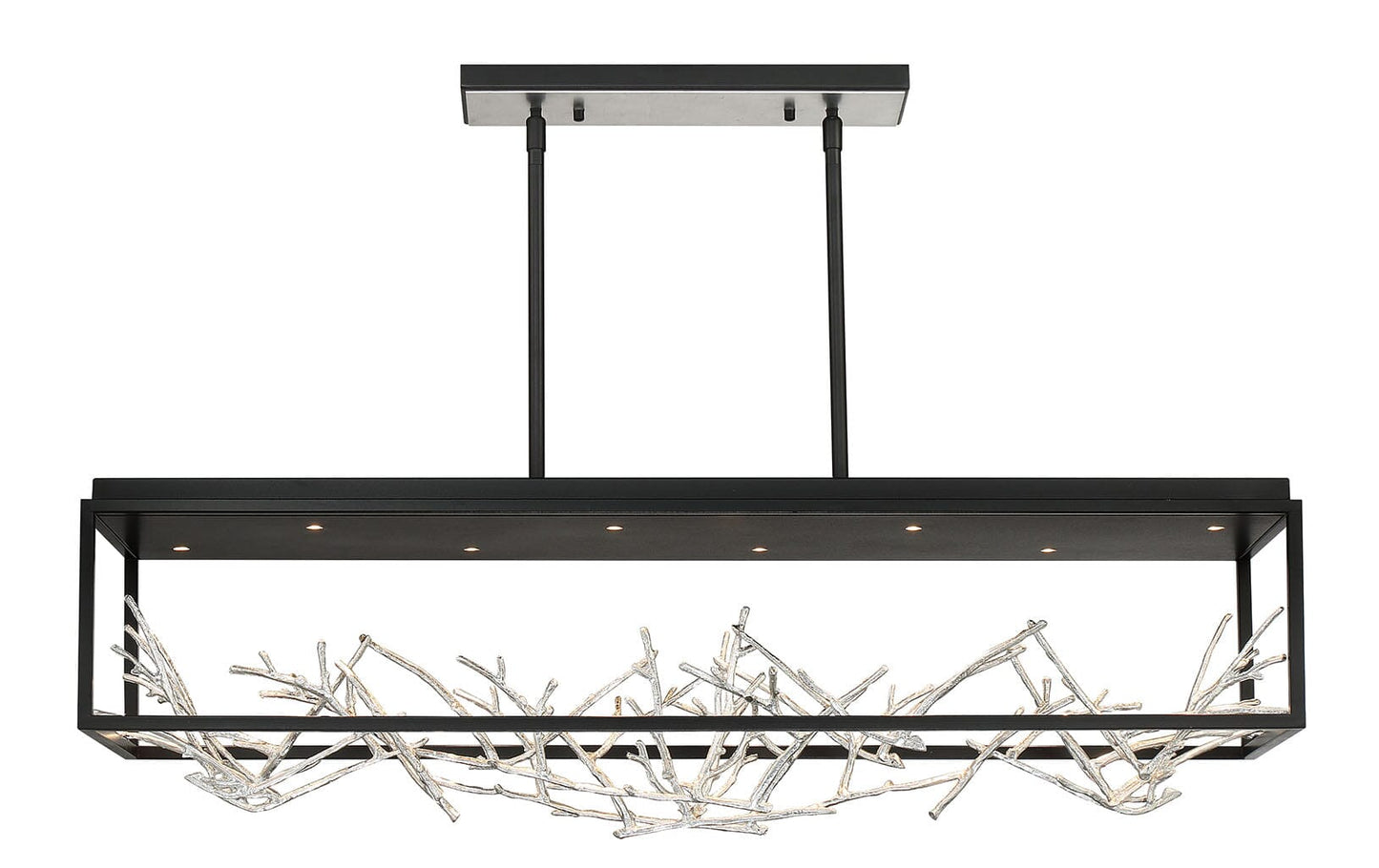 Aerie Rectangular LED Chandelier 35642-015 Eurofase Lighting - Bright Light Chandeliers