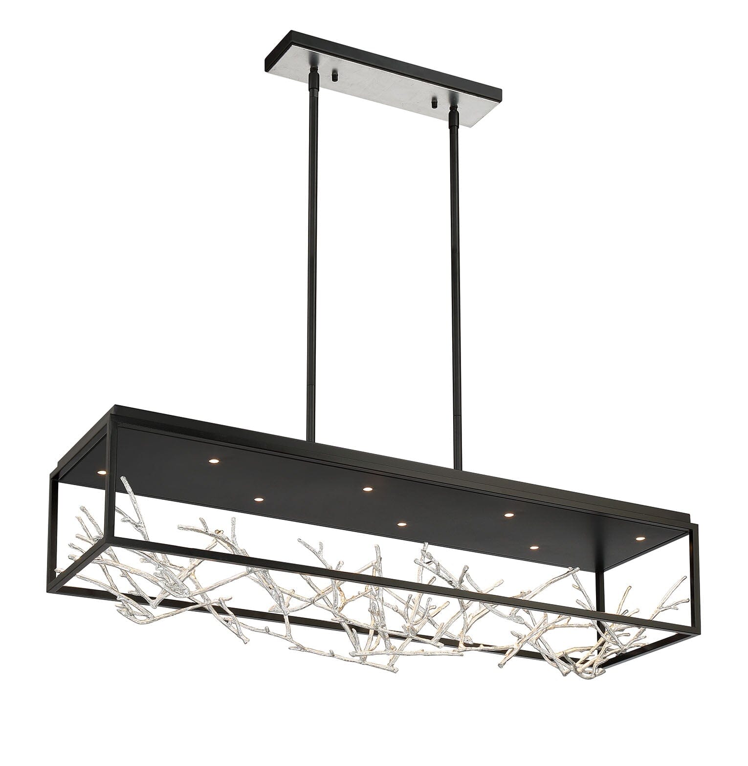 Aerie Rectangular LED Chandelier 35642-015 Eurofase Lighting - Bright Light Chandeliers