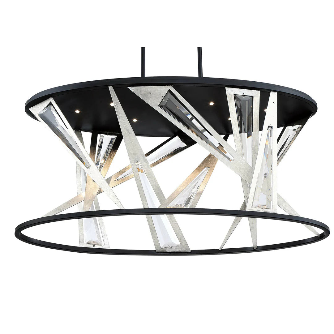 Sarise 8-Light LED Chandelier 35644-019 Eurofase Lighting - Bright Light Chandeliers