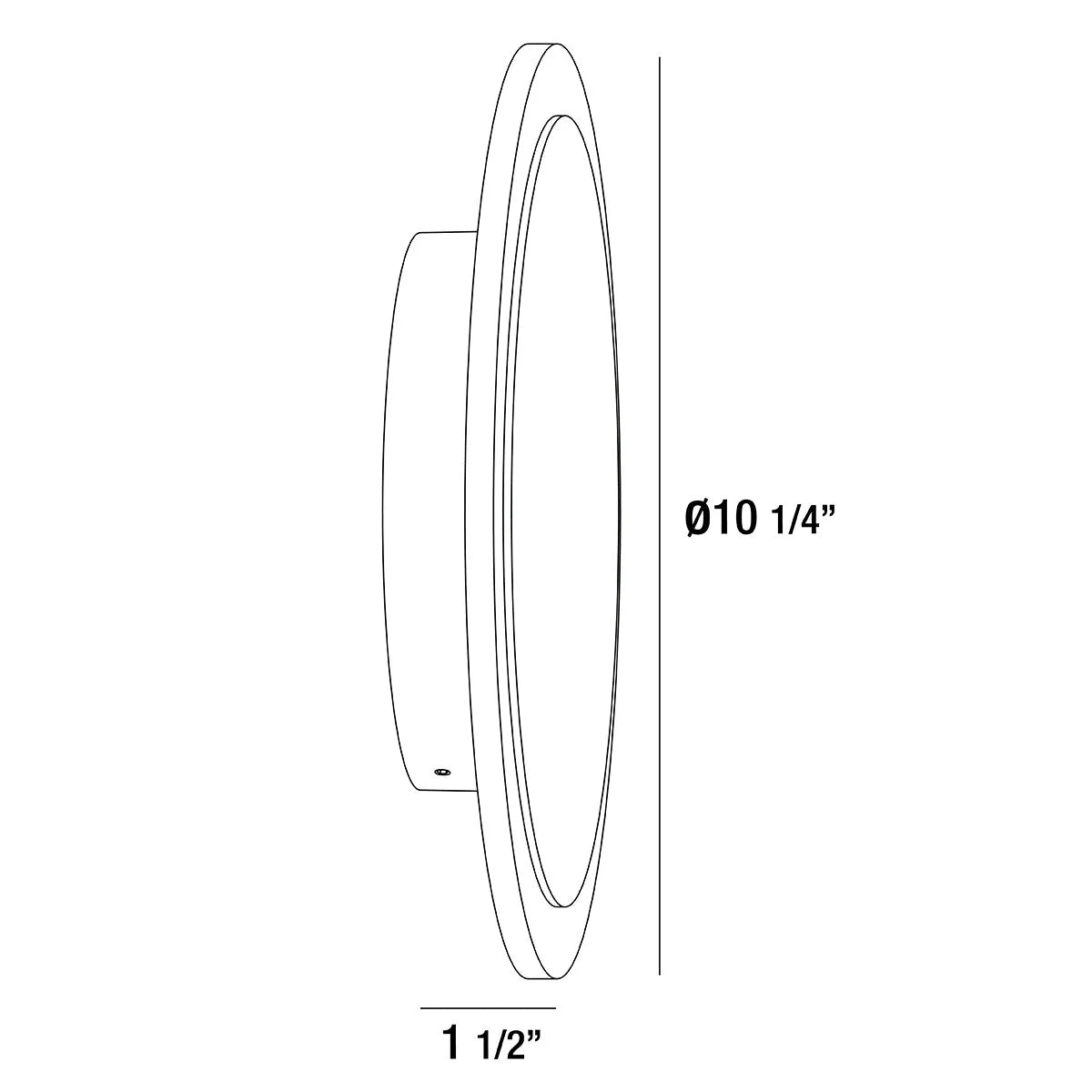 Outdoor Large Round LED Surface Mount 35854-012 Eurofase Lighting - Bright Light Chandeliers