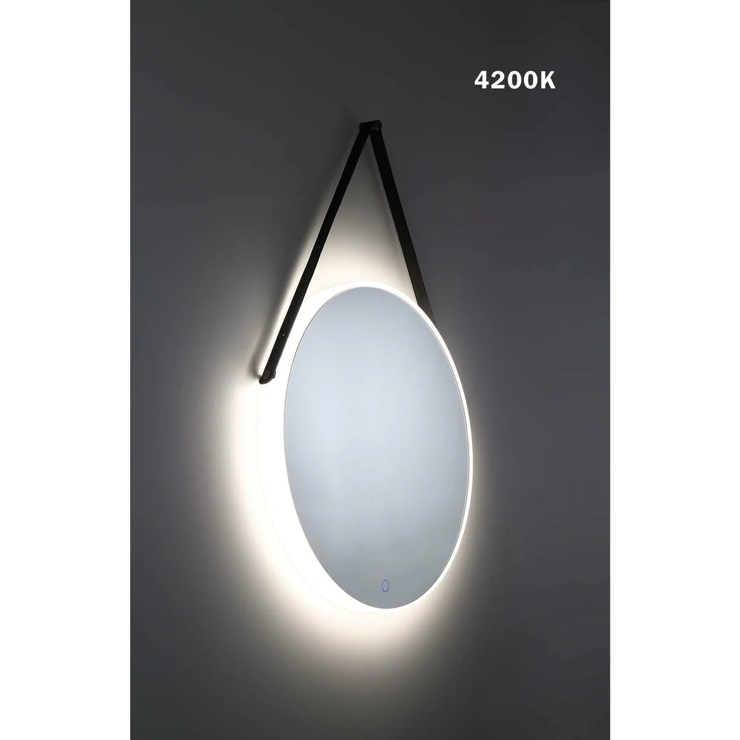 Round Edge-Lit LED Mirror 35885-016 Eurofase Lighting - Bright Light Chandeliers