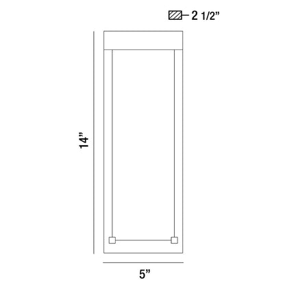 Outdoor Small LED Surface Mount 35887-010 Eurofase Lighting - Bright Light Chandeliers