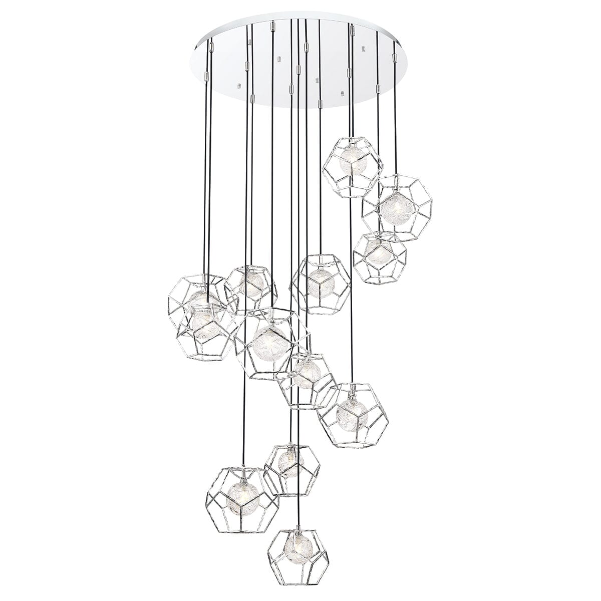 Norway 13-Light LED Chandelier 35904-014 Eurofase Lighting - Bright Light Chandeliers