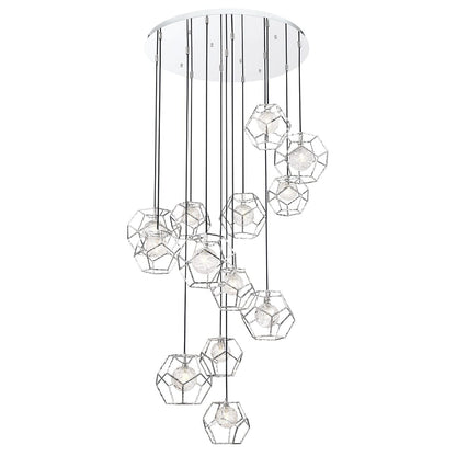 Norway 13-Light LED Chandelier 35904-014 Eurofase Lighting - Bright Light Chandeliers