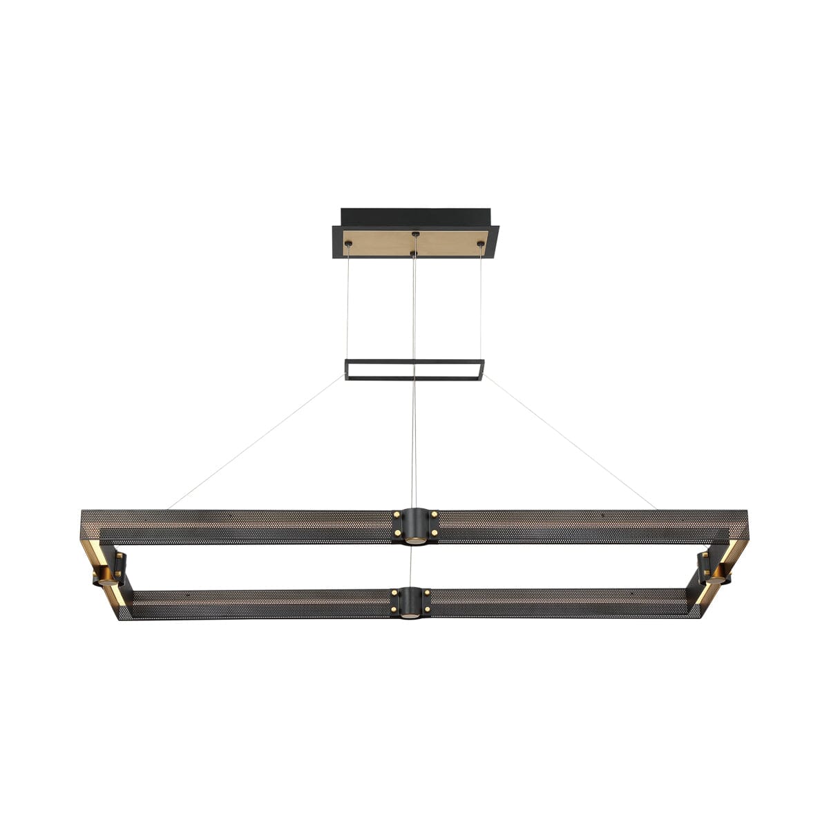 Admiral Rectangular LED Chandelier 37060-015 Eurofase Lighting - Bright Light Chandeliers