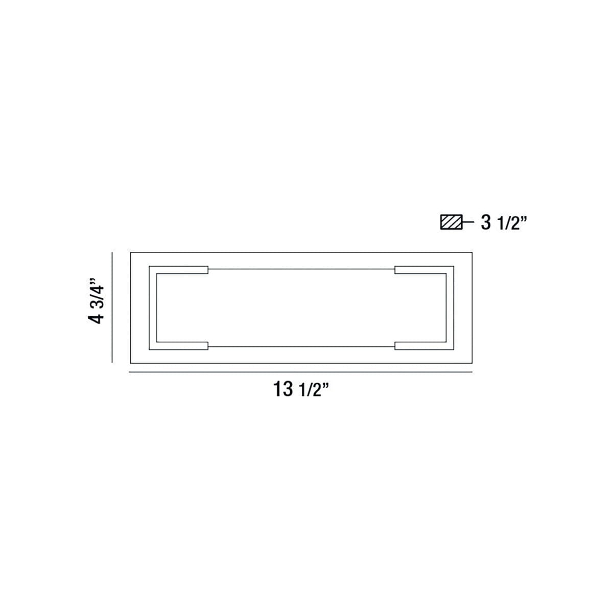 Thornhill Small Outdoor LED Wall Sconce 37073-015 Eurofase Lighting - Bright Light Chandeliers