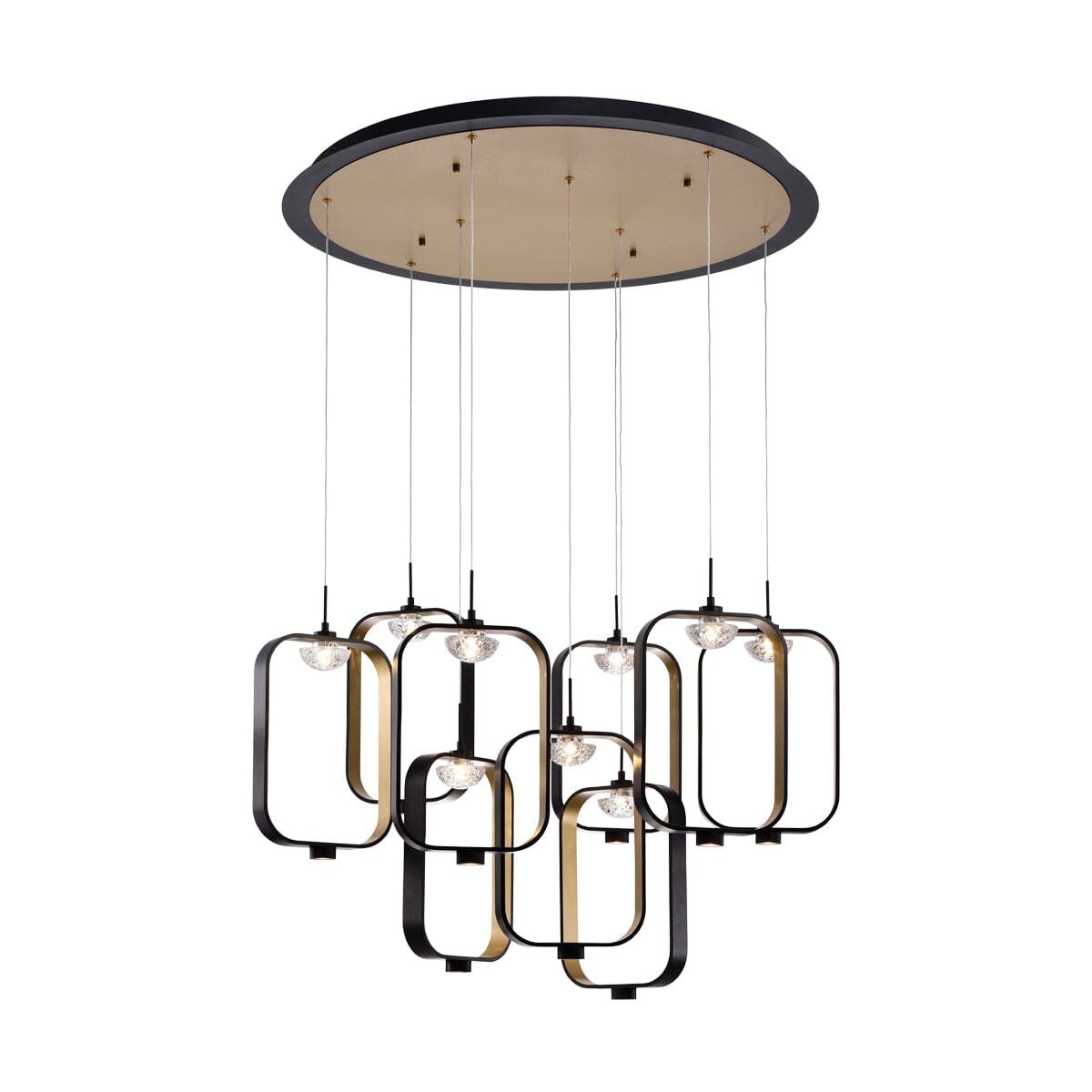 Dagmar 9-Light LED Chandelier 37079-017 Eurofase Lighting - Bright Light Chandeliers