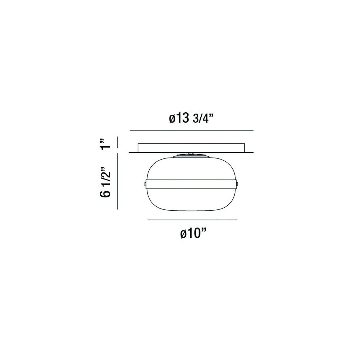 Nottingham 1-Light Small Flushmount 37086-015 Eurofase Lighting - Bright Light Chandeliers