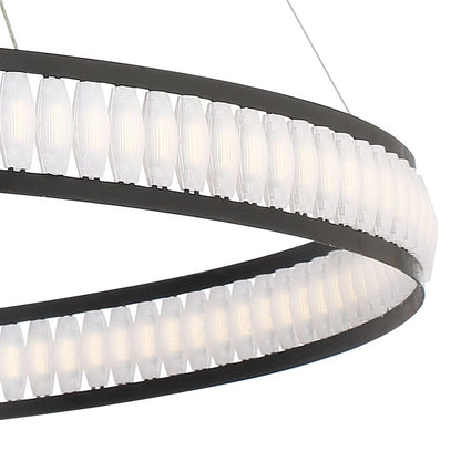 Forster Large LED Chandelier 37093-013 Eurofase Lighting - Bright Light Chandeliers