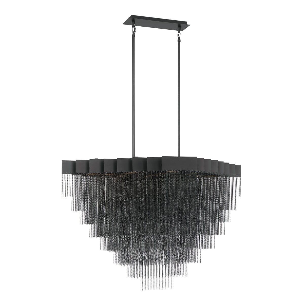 Bloomfield 22-Light Oval LED Chandelier 37096-014 Eurofase Lighting - Bright Light Chandeliers