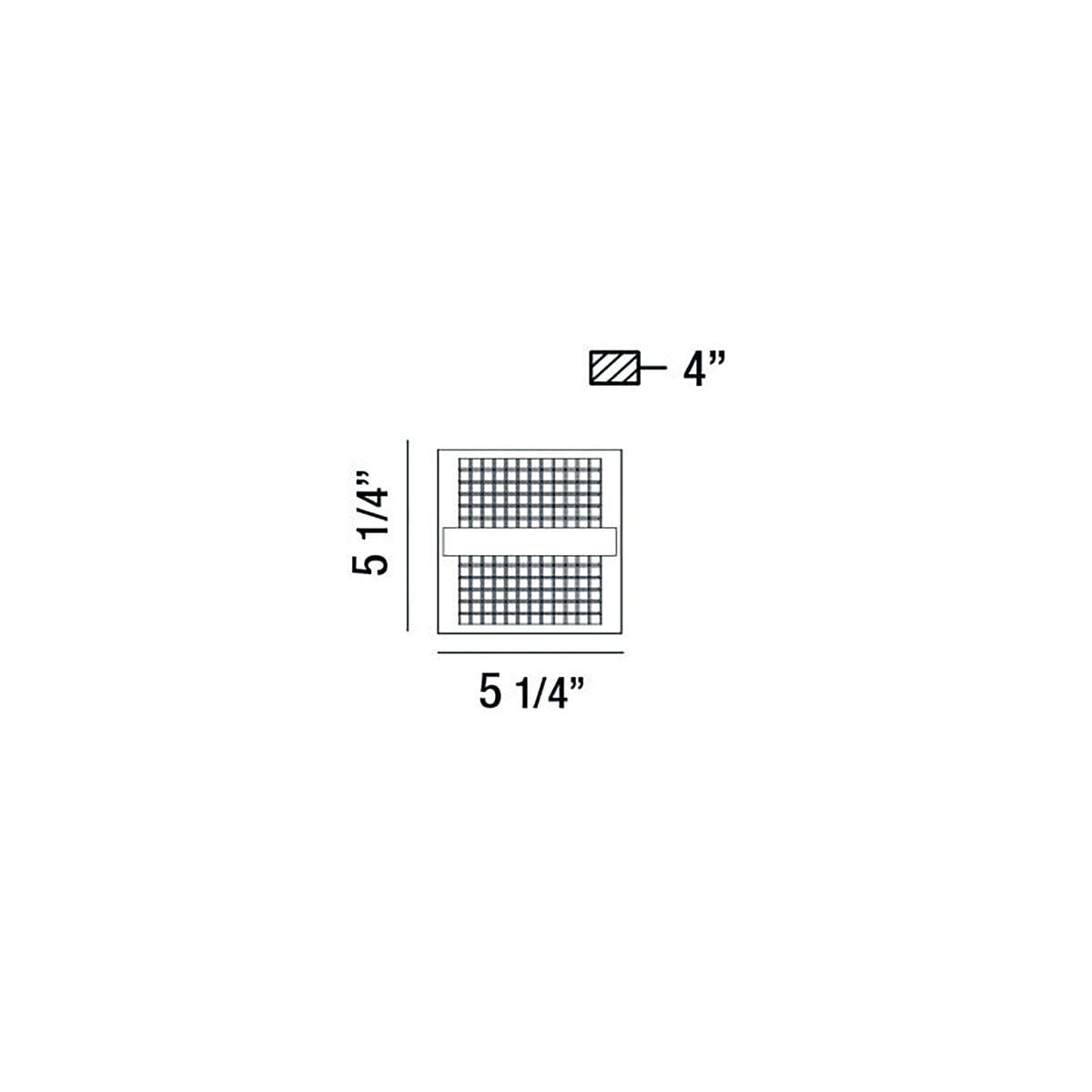 Raylan 1-Light LED Wall Sconce 37119-010 Eurofase Lighting - Bright Light Chandeliers