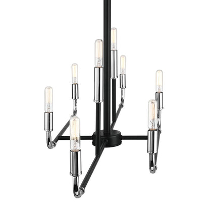 Percy 8-Light Oval Chandelier 37129-019 Eurofase Lighting - Bright Light Chandeliers