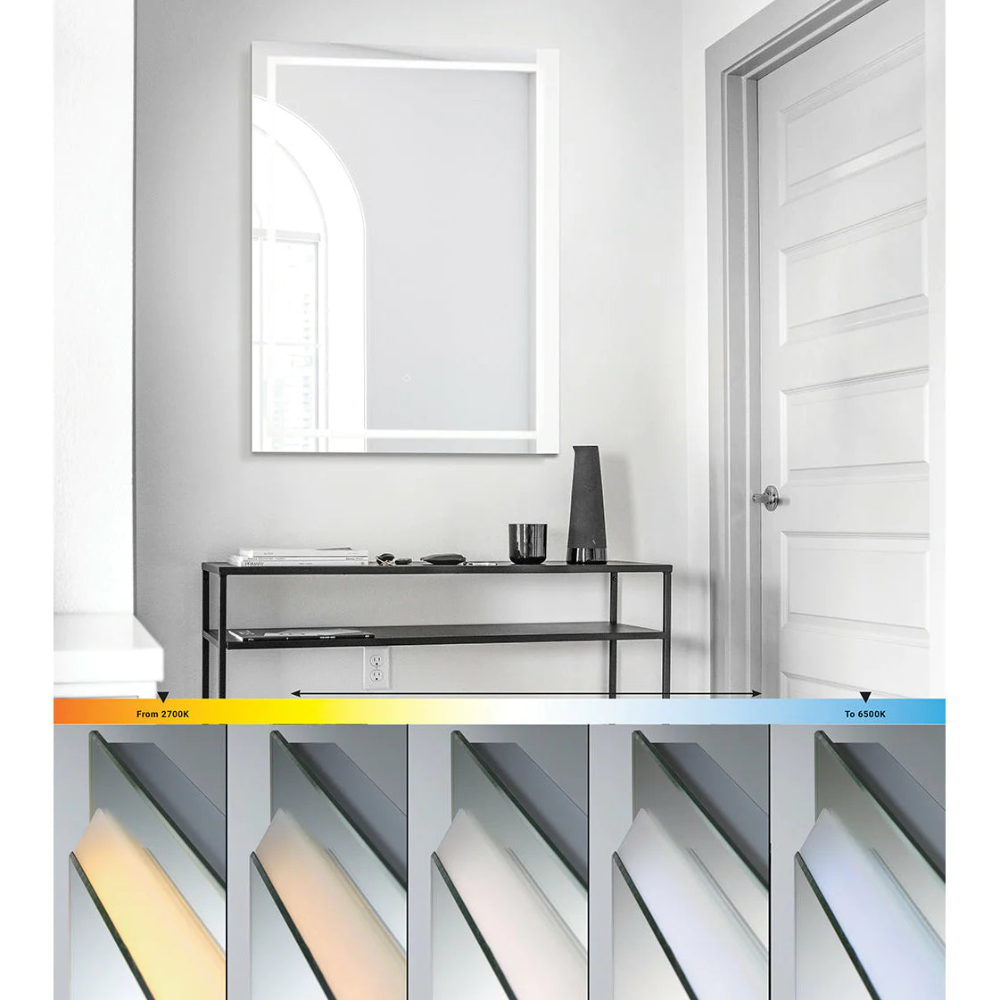 Rectangular Back-Lit LED Mirror 37139-018 Eurofase Lighting - Bright Light Chandeliers