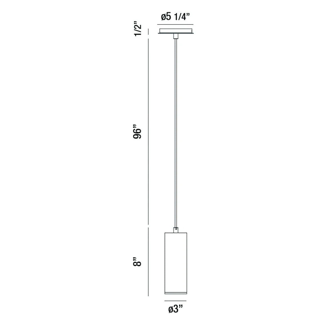 Neptune 1-Light LED Pendant/Flushmount 37182-014 Eurofase Lighting - Bright Light Chandeliers