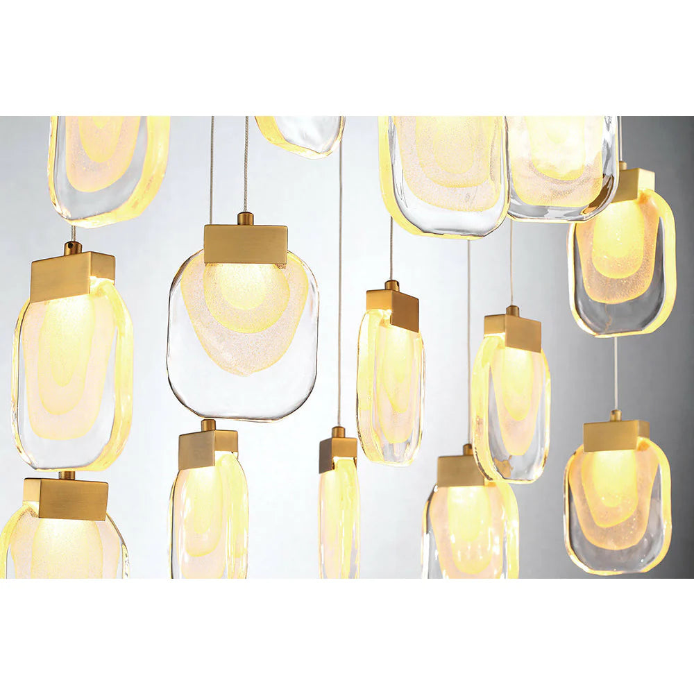 Paget 19-Light LED Chandelier 37192-013 Eurofase Lighting - Bright Light Chandeliers