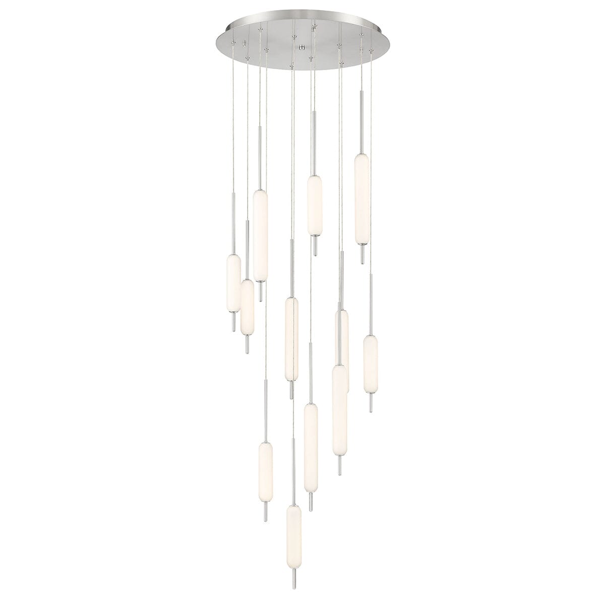 Cumberland 12-Light Round LED Chandelier 37235-017 Eurofase Lighting - Bright Light Chandeliers