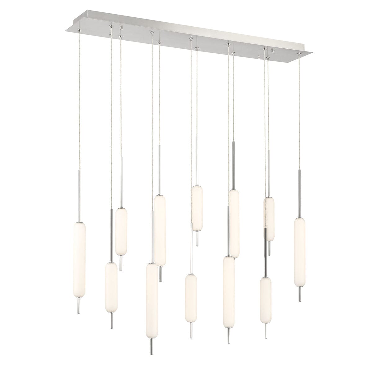 Cumberland 12-Light Linear LED Chandelier 37236-014 Eurofase Lighting - Bright Light Chandeliers