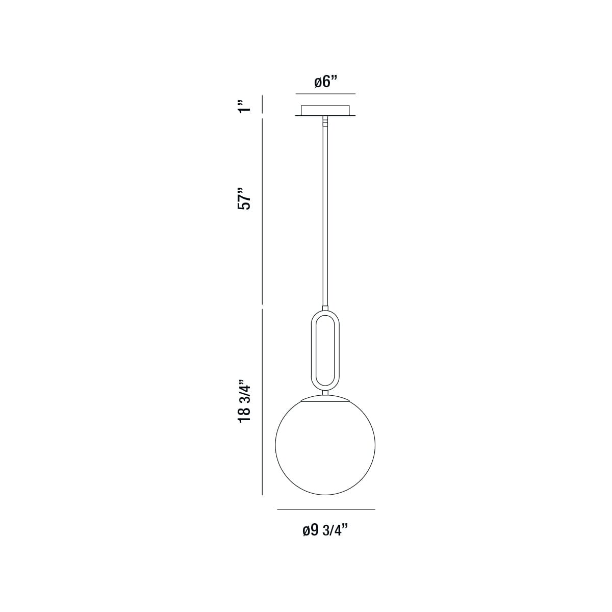 Prospect 1-Light Small Pendant 37348-014 Eurofase Lighting - Bright Light Chandeliers