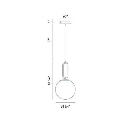 Prospect 1-Light Small Pendant 37348-014 Eurofase Lighting - Bright Light Chandeliers