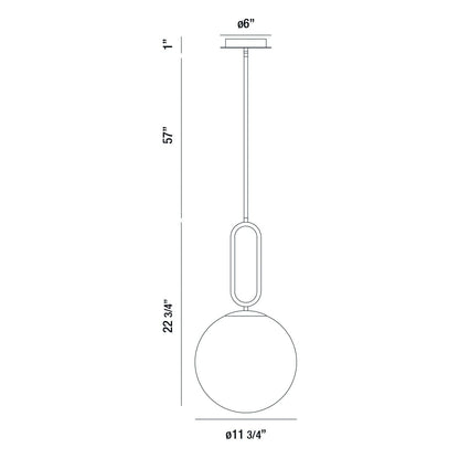 Prospect 1-Light Large Pendant 37349-011 Eurofase Lighting - Bright Light Chandeliers