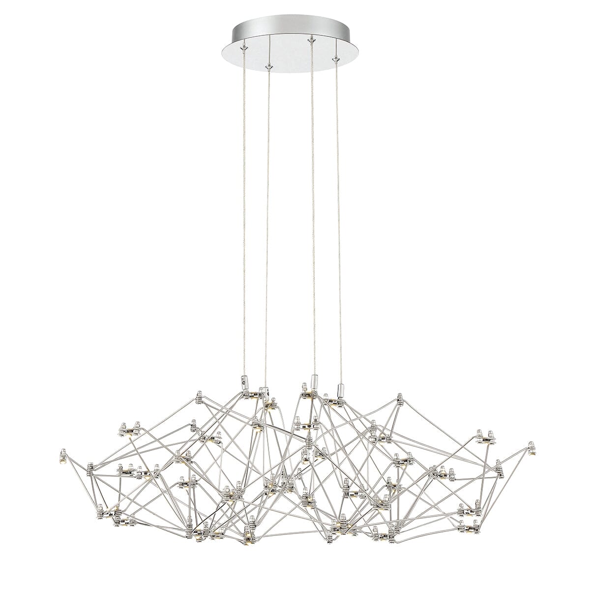 Leonardelli Small LED Chandelier 38038-019 Eurofase Lighting - Bright Light Chandeliers