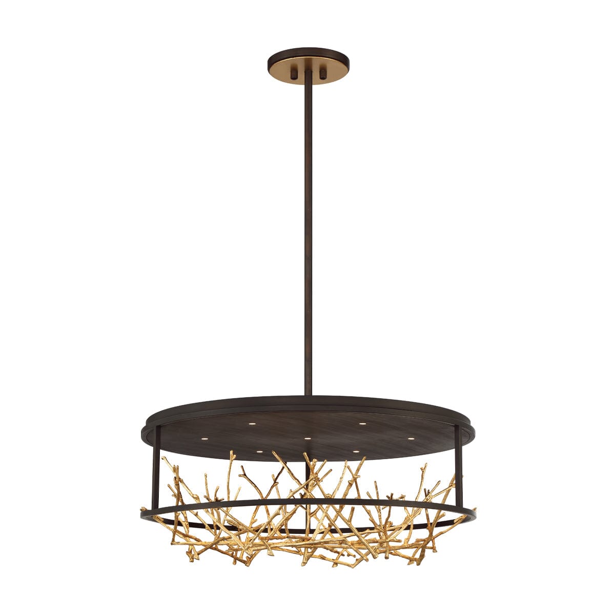 AERIE 7LT ROUND LED CHANDELIER 38097-010 Eurofase Lighting - Bright Light Chandeliers