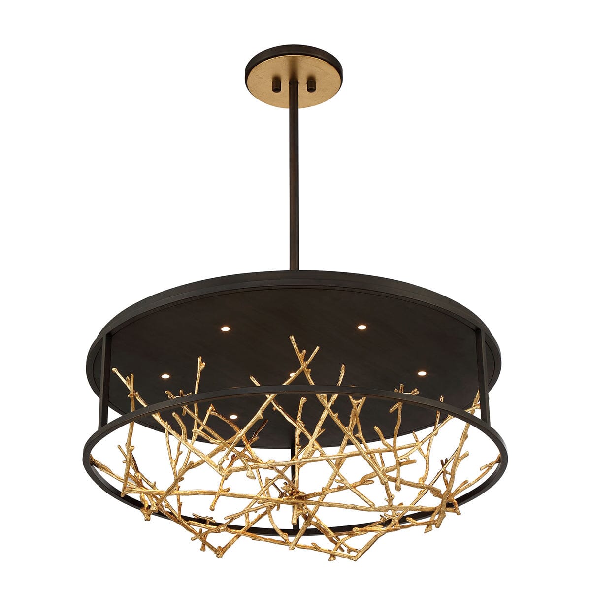 AERIE 7LT ROUND LED CHANDELIER 38097-010 Eurofase Lighting - Bright Light Chandeliers