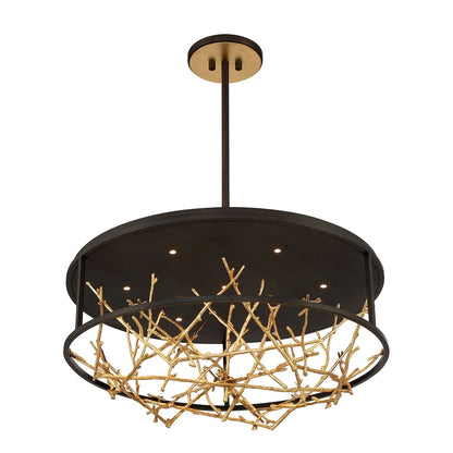 AERIE 7LT ROUND LED CHANDELIER 38097-010 Eurofase Lighting - Bright Light Chandeliers