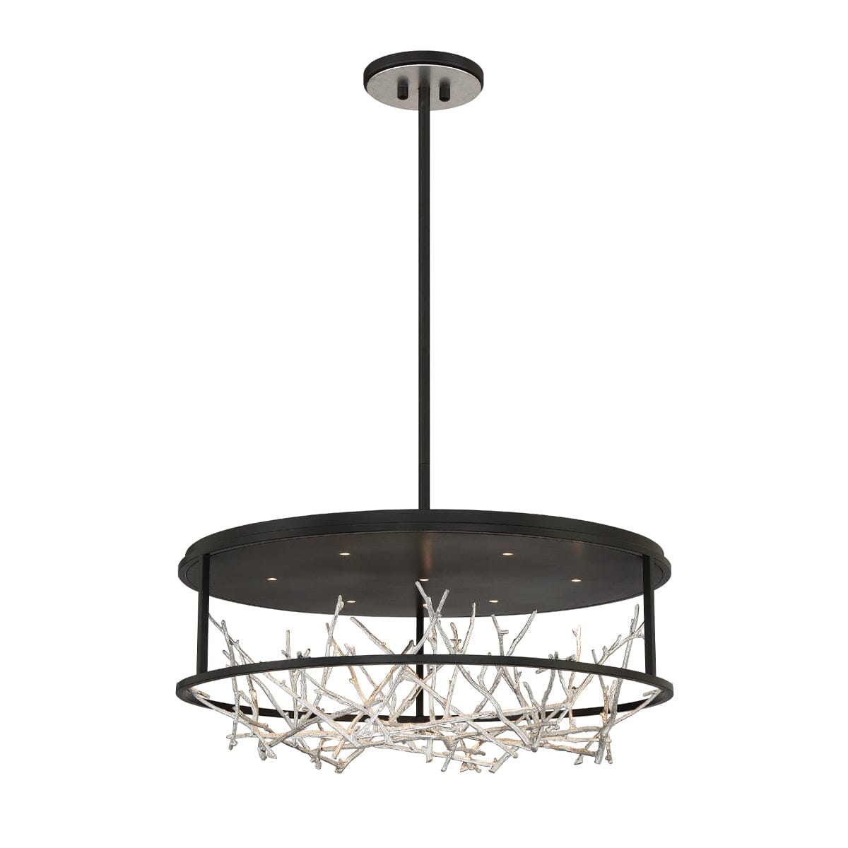 AERIE 7LT ROUND LED CHANDELIER 38097-010 Eurofase Lighting - Bright Light Chandeliers