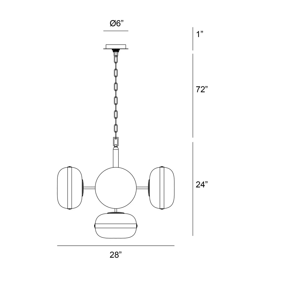 Nottingham 5 Light Chandelier 38129-018 Eurofase Lighting - Bright Light Chandeliers