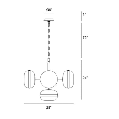 Nottingham 5 Light Chandelier 38129-018 Eurofase Lighting - Bright Light Chandeliers