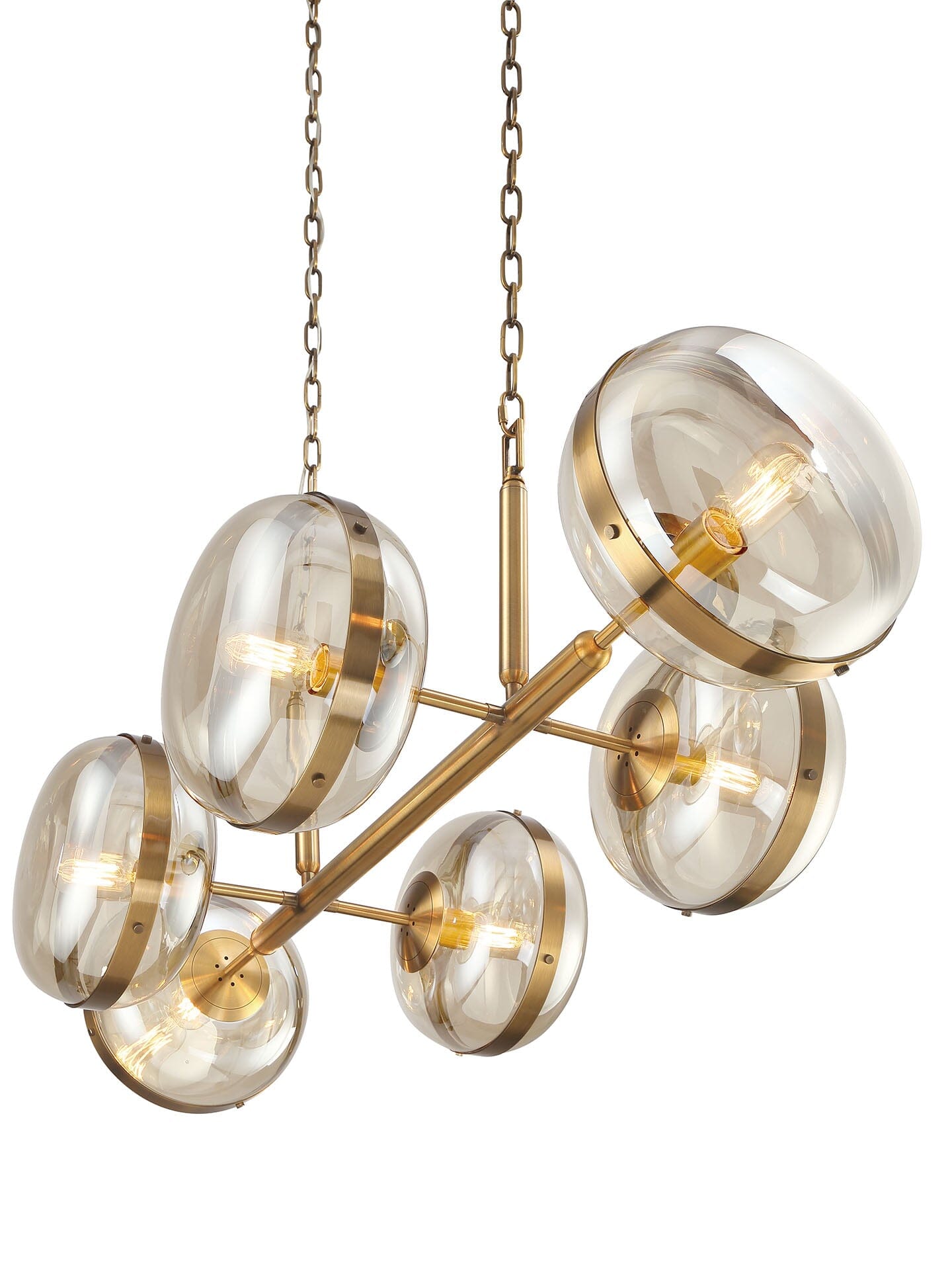 Nottingham 6 Light Oval Chandelier 38130-014 Eurofase Lighting - Bright Light Chandeliers