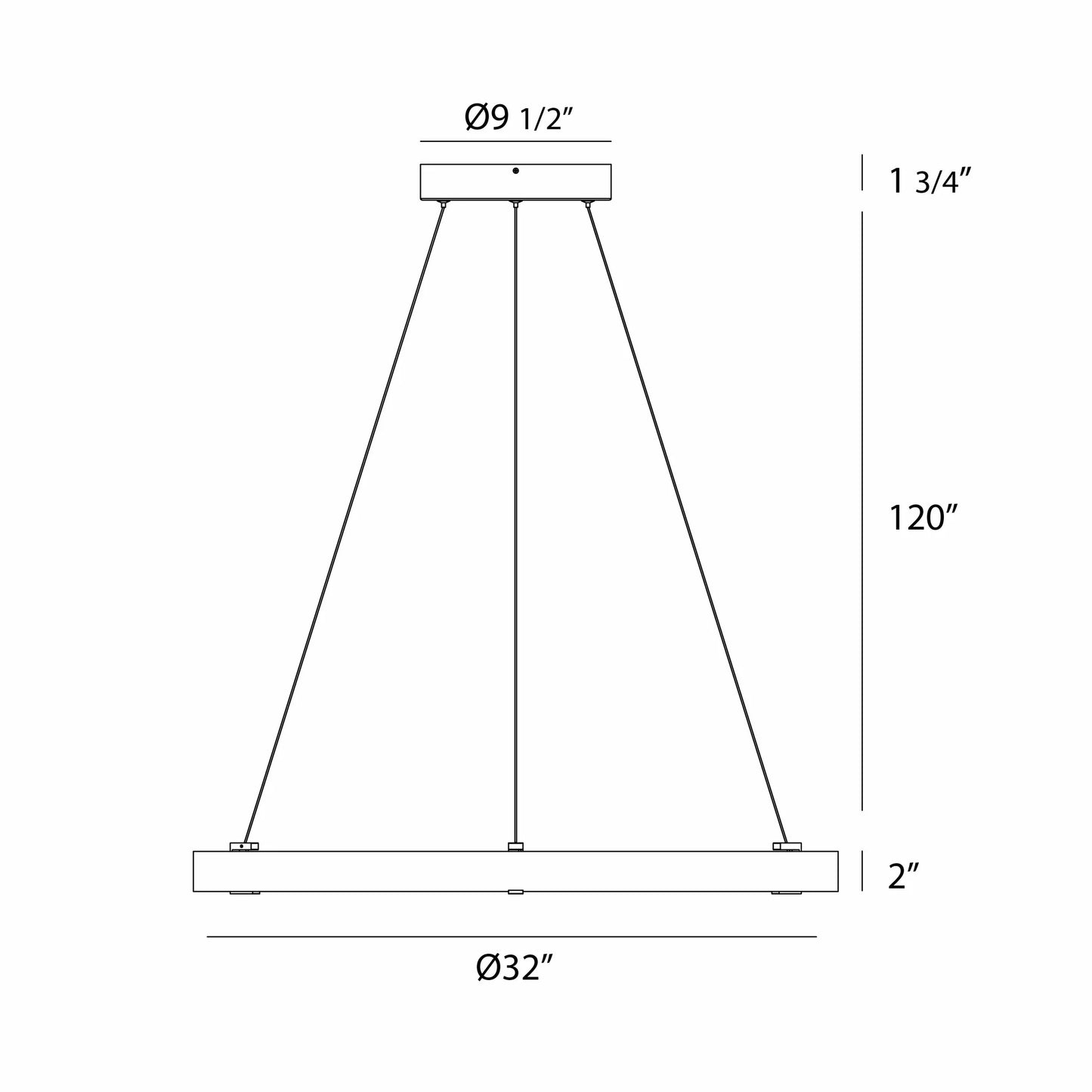 Mucci Small Inward LED Pendant 38134-012 Eurofase Lighting - Bright Light Chandeliers