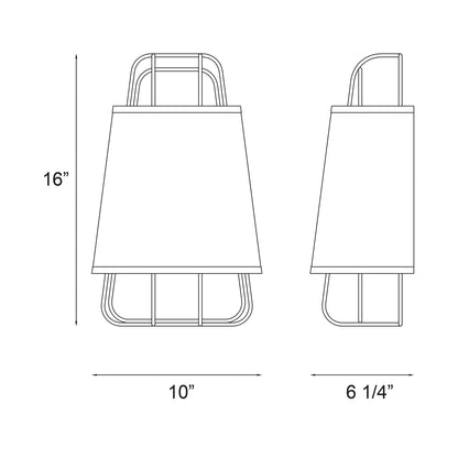 Tura 1 Light Wall Sconce 38144-011 Eurofase Lighting - Bright Light Chandeliers