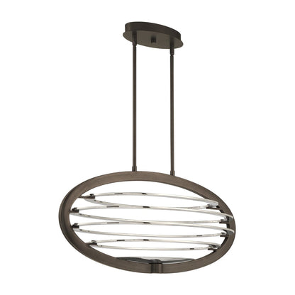 Ombra LED Oval Chandelier 38153-013 Eurofase Lighting - Bright Light Chandeliers