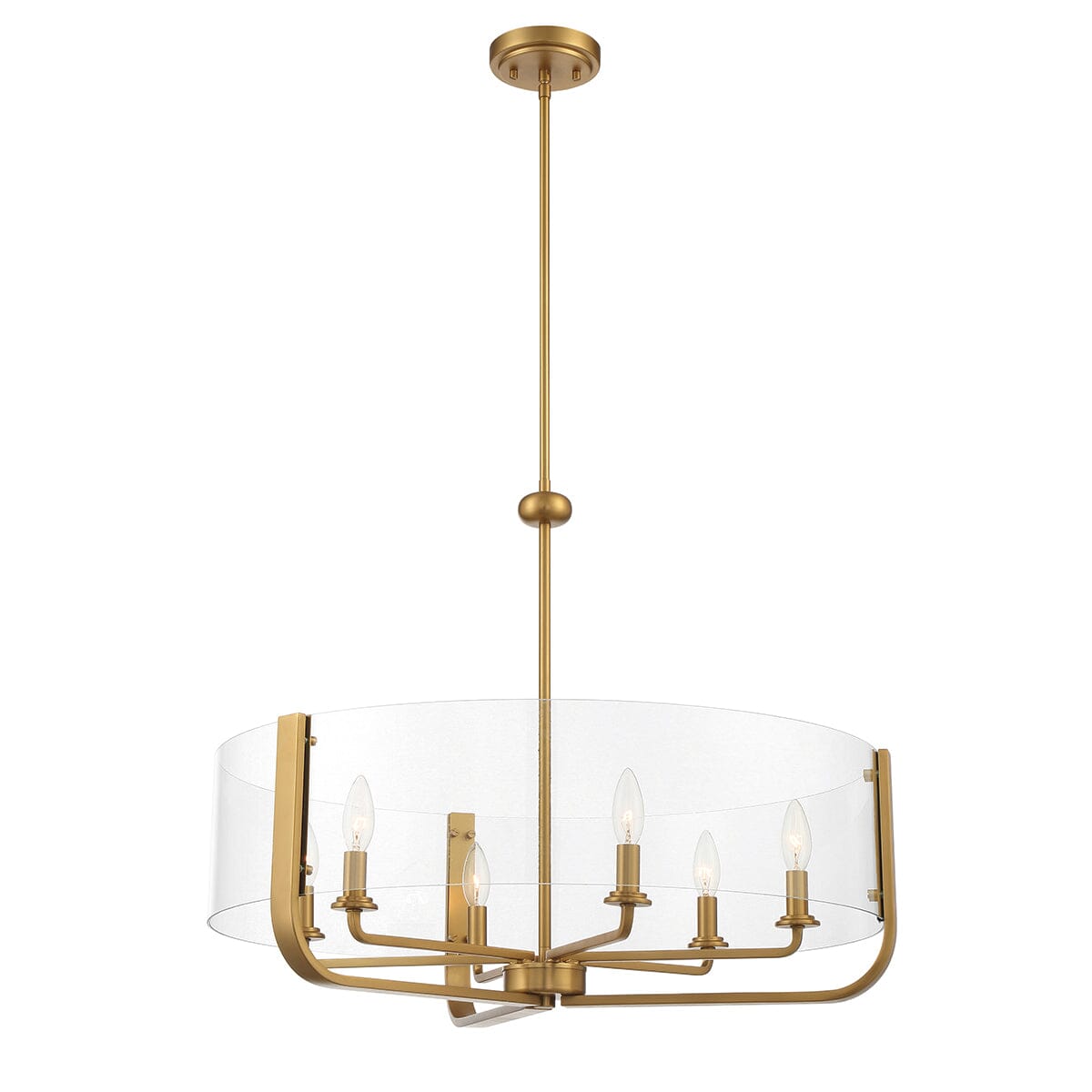 CAMPISI 6 LIGHT CHANDELIER 38155-017 Eurofase Lighting - Bright Light Chandeliers