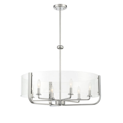 CAMPISI 6 LIGHT CHANDELIER 38155-017 Eurofase Lighting - Bright Light Chandeliers