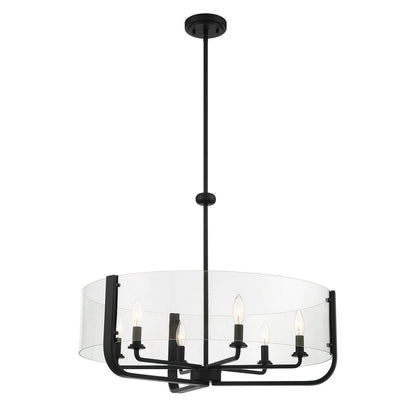 CAMPISI 6 LIGHT CHANDELIER 38155-017 Eurofase Lighting - Bright Light Chandeliers