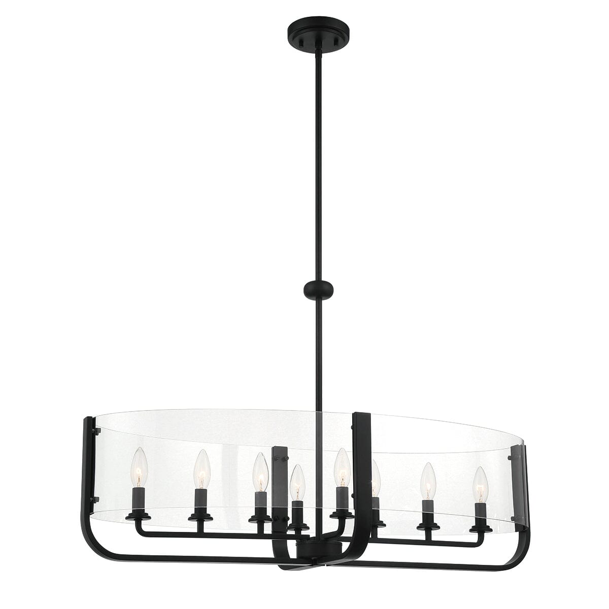 CAMPISI 8 LIGHT OVAL CHANDELIER 38157-011 Eurofase Lighting - Bright Light Chandeliers