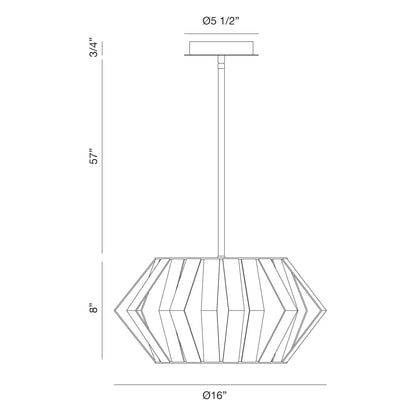 3 LIGHT PENDANT/SEMI FLUSHMOUNT 38267-017 Eurofase Lighting - Bright Light Chandeliers