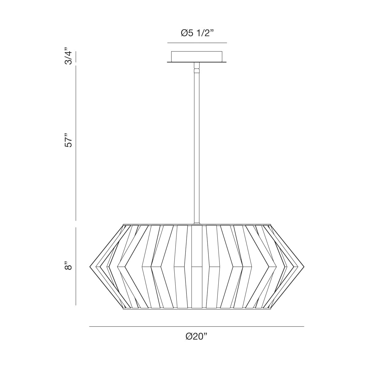 5 LIGHT CHANDELIER 38268-014 Eurofase Lighting - Bright Light Chandeliers