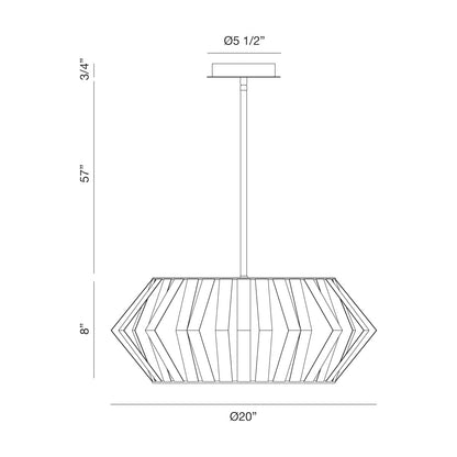 5 LIGHT CHANDELIER 38268-014 Eurofase Lighting - Bright Light Chandeliers