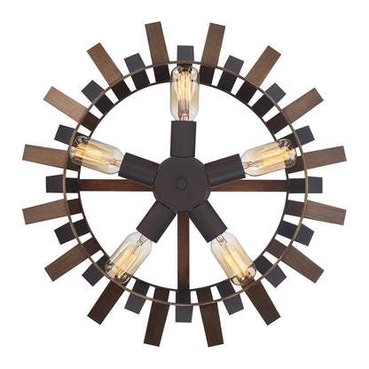 5 LIGHT CHANDELIER 38268-014 Eurofase Lighting - Bright Light Chandeliers