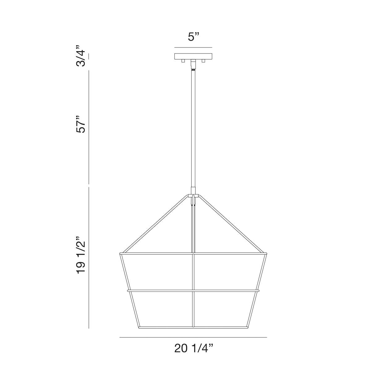 4 LIGHT PENDANT 38270-017 Eurofase Lighting - Bright Light Chandeliers