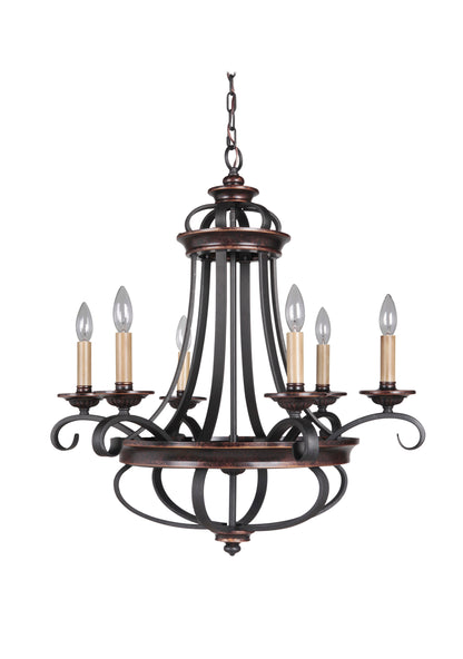 6 Light Chandelier 38726 - Bright Light Chandeliers