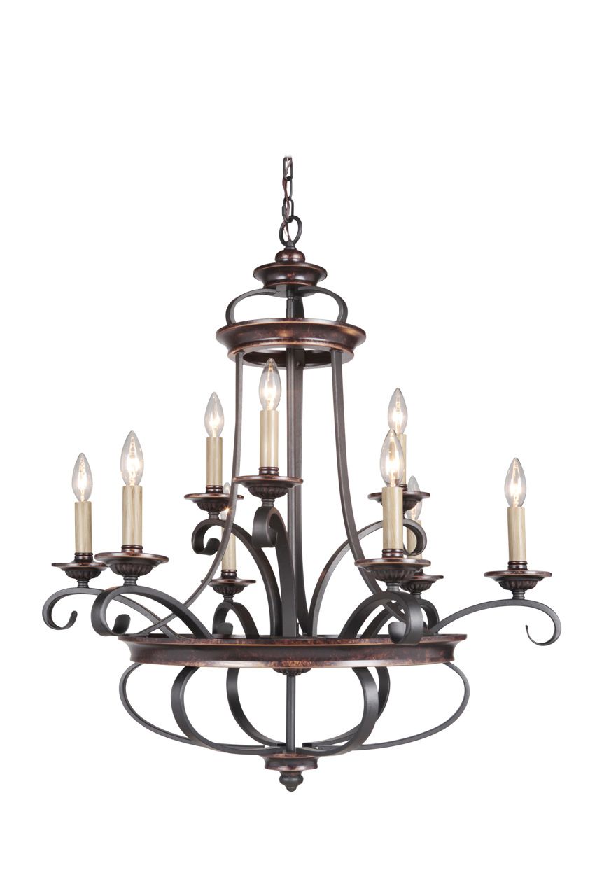 9 Light Chandelier 38729 - Bright Light Chandeliers