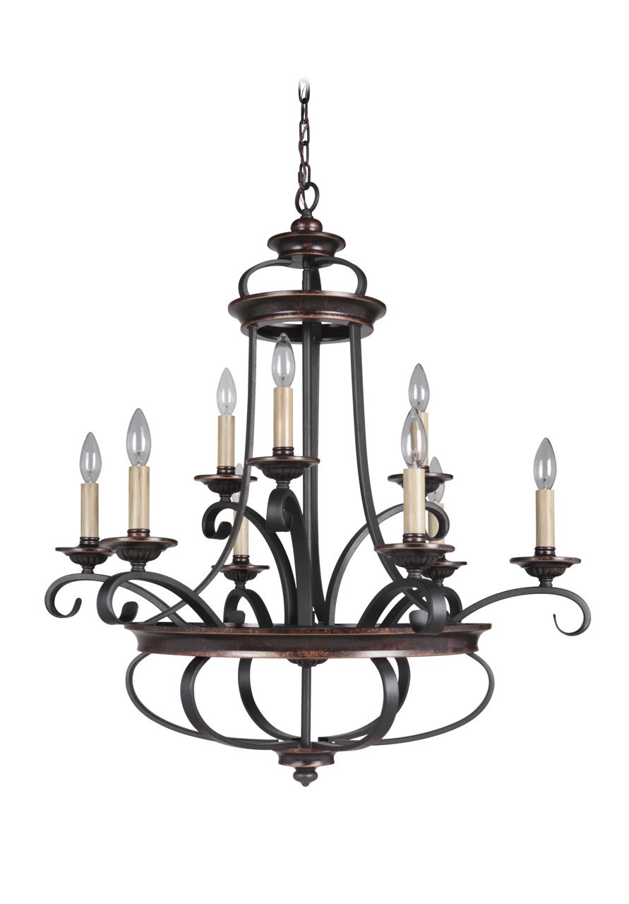 9 Light Chandelier 38729 - Bright Light Chandeliers