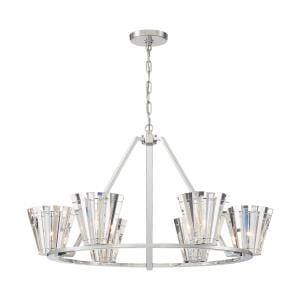 Ricca 6 LT Chandelier 38866-012 Eurofase Lighting - Bright Light Chandeliers