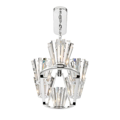 Ricca 6LT Oval Chandelier 38867-019 Eurofase Lighting - Bright Light Chandeliers